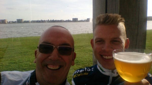 Rob en Kevin aan een welverdiende trippel!